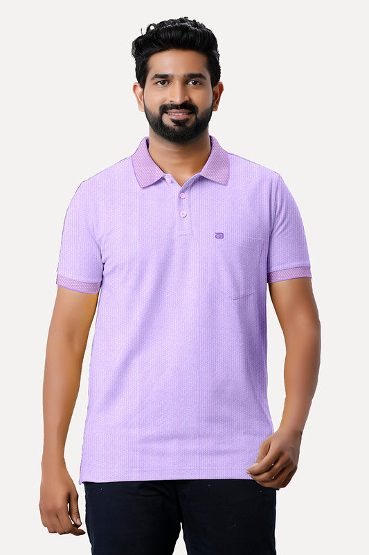 Golf Polo - Pastel Yellow and Lavender T-Shirts Pack Of 2 Combo For Men | Ariser