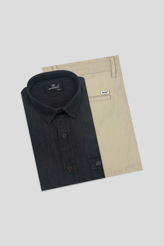 Cream white trouser for men
