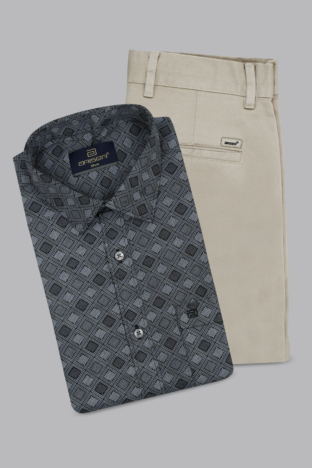 light gray trouser
