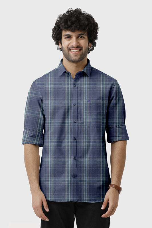 Stylish mens checked shirts
