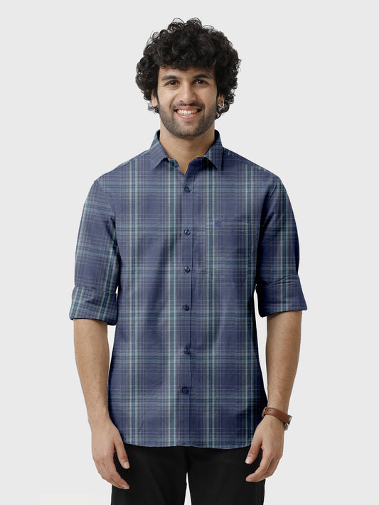 Stylish mens checked shirts
