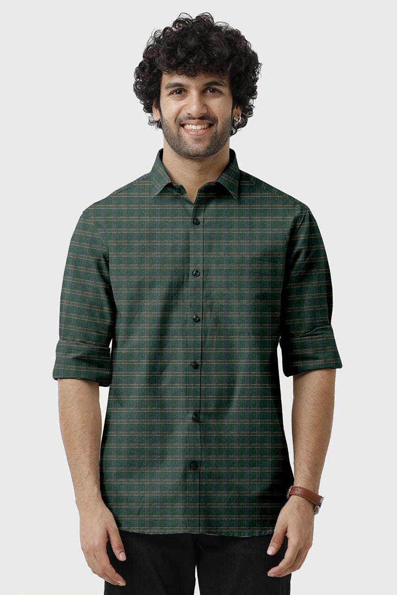 ANACHRONORM grandpa check shirt 日本製 3 ANACHRONORM grandpa check shirt 日本製 3