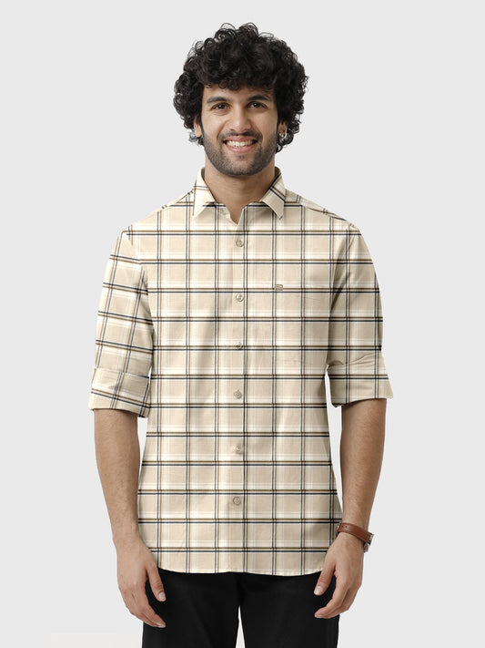 Stylish mens checked shirts