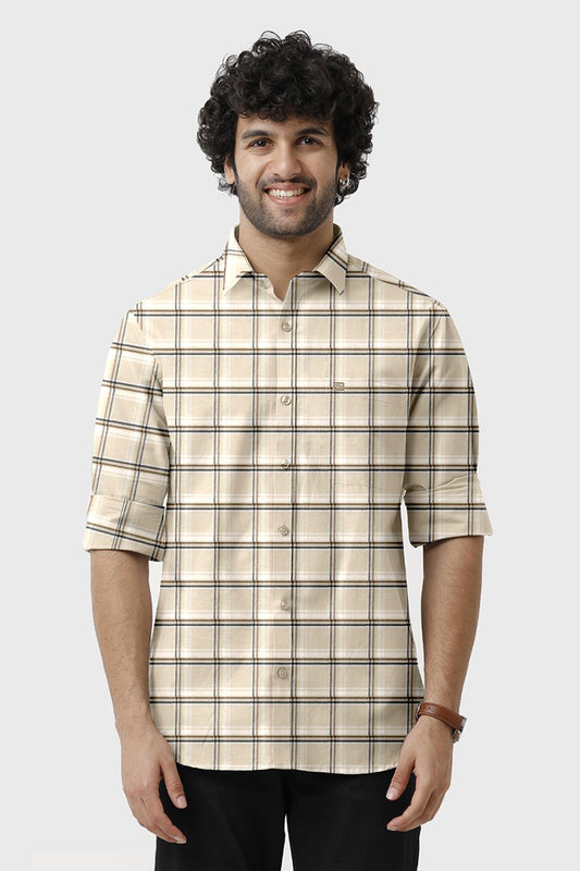 Stylish mens checked shirts