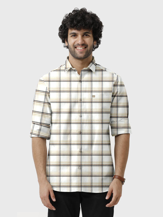 Stylish mens checked shirts