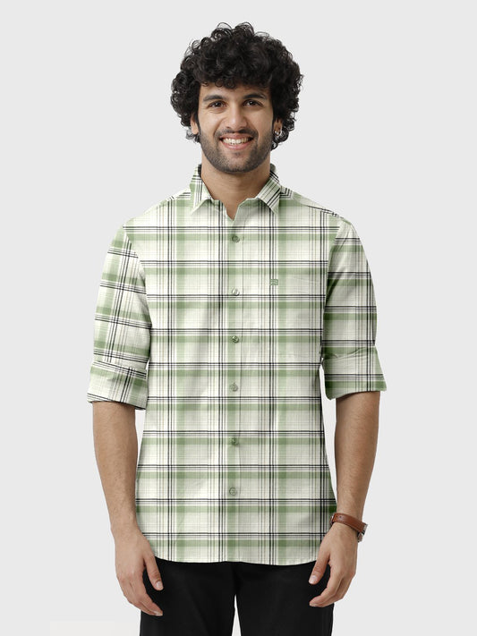 Stylish mens checked shirts