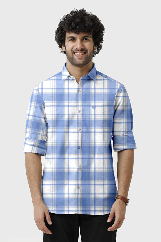 Stylish mens checked shirts
