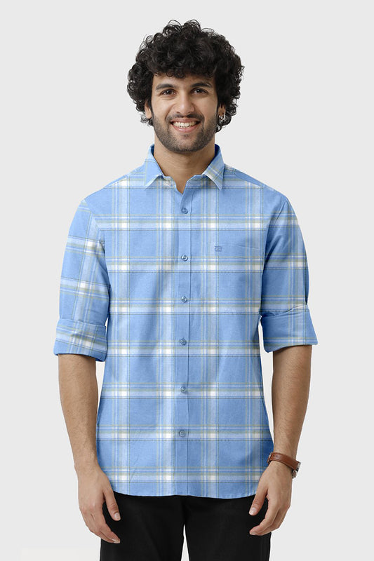 Stylish mens checked shirts