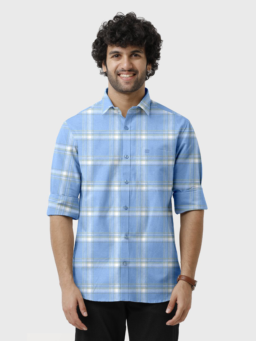 ANACHRONORM grandpa check shirt 日本製 3 ANACHRONORM grandpa check shirt 日本製 3