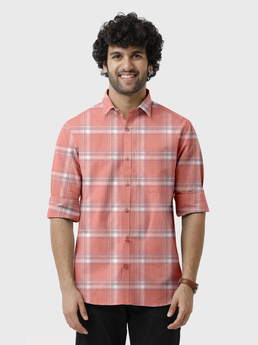 Stylish mens checked shirts