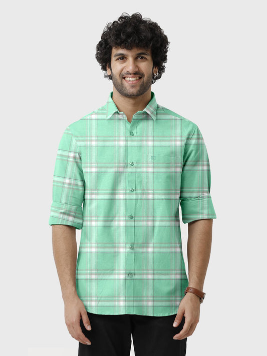 Stylish mens checked shirts