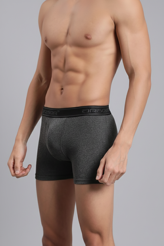 Troy - Dark Grey Trunks For Mens | Ariser