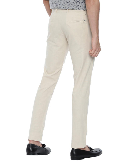 Kansas - Cream Trouser For Men | Ariser