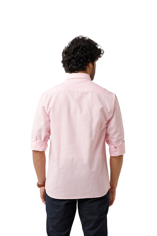 Jute Classic - Soft Pink Formal Shirt For Men | Ariser