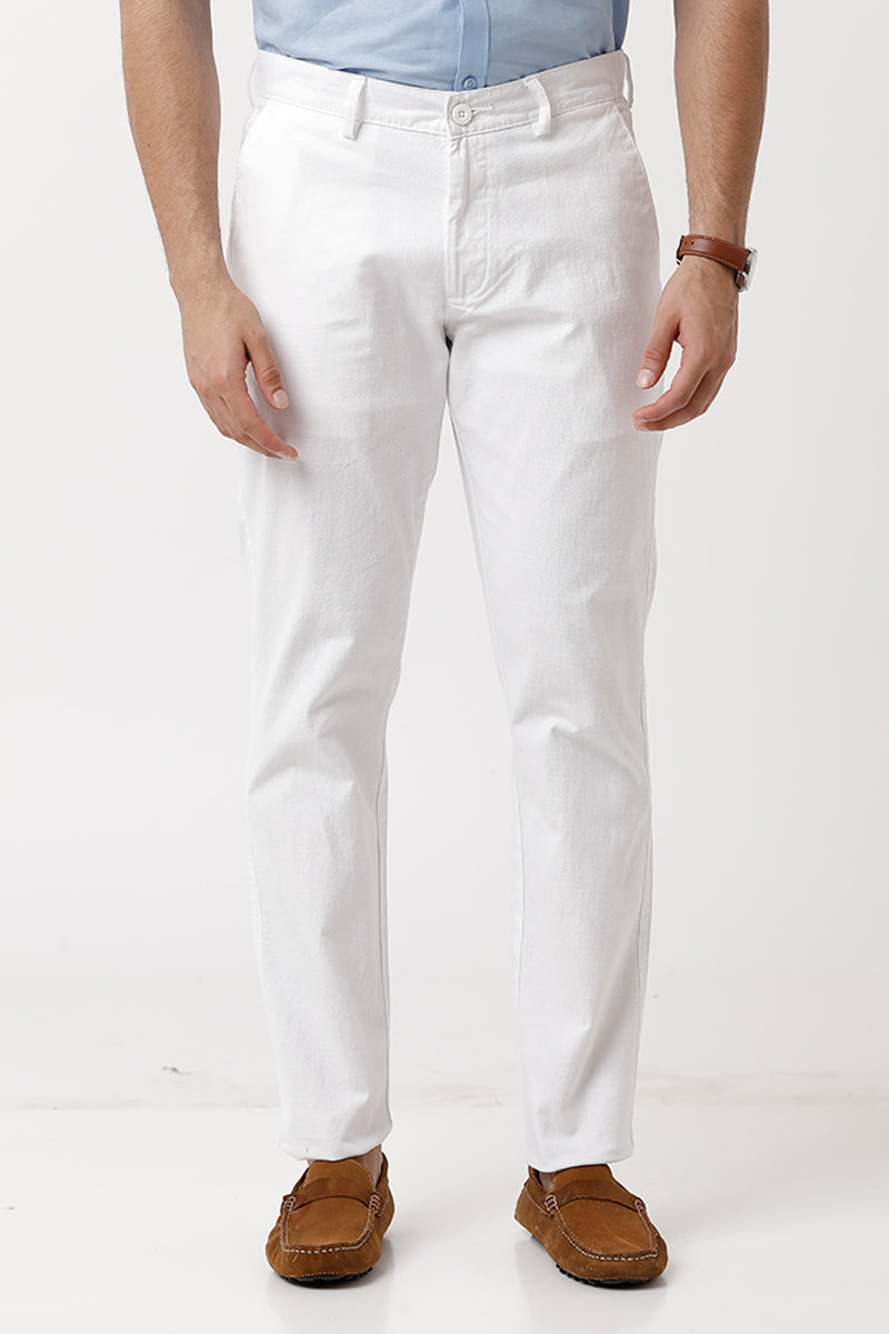 Cotton Slub Trousers