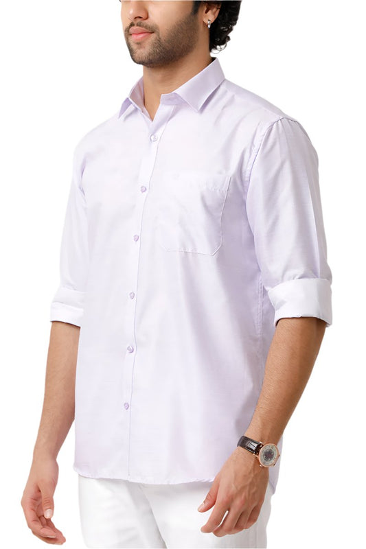 Tuscany - Light Purple Formal Shirts for Men | Ariser