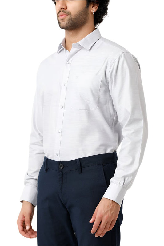 Tuscany - Salt Blue Formal Shirts for Men | Ariser