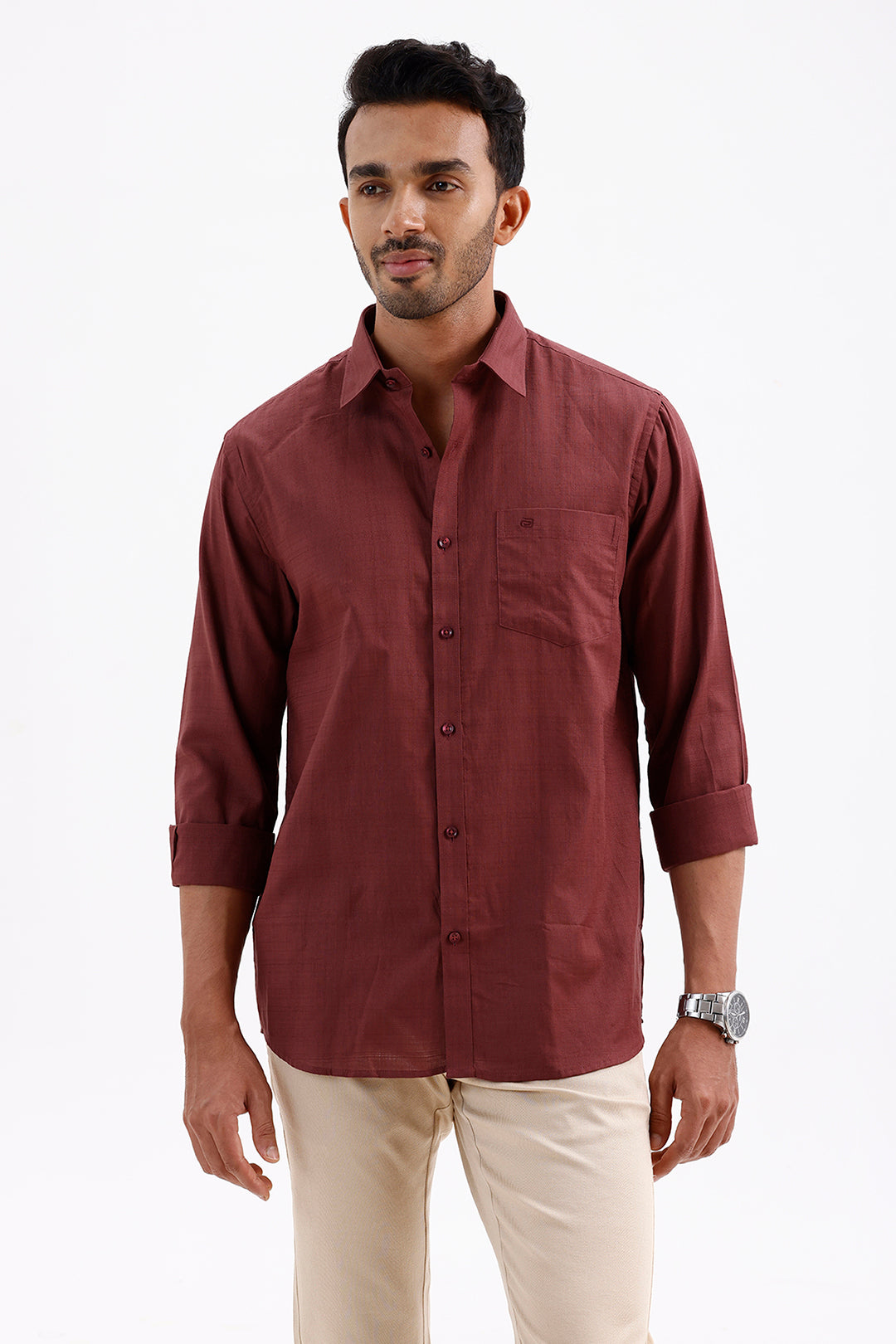 Men's Royal Merlot Amalfi Formal Shirt