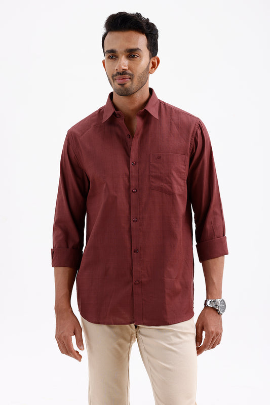 Men's Royal Merlot Amalfi Formal Shirt
