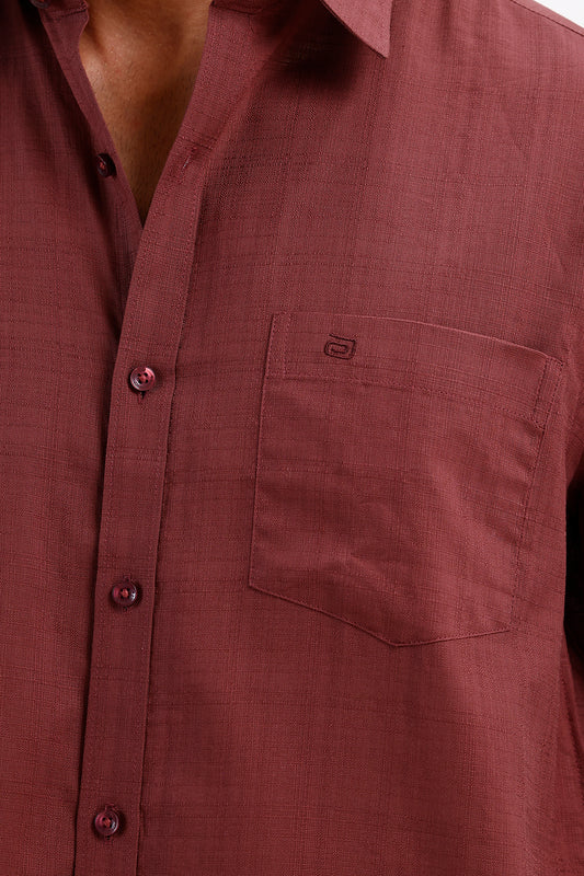Royal Merlot Formal Shirt for Men by Amalfi
