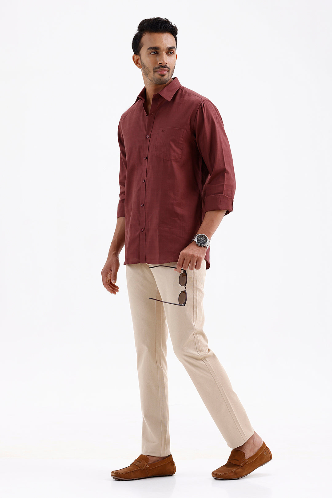 Premium Royal Merlot Formal Shirt for Men