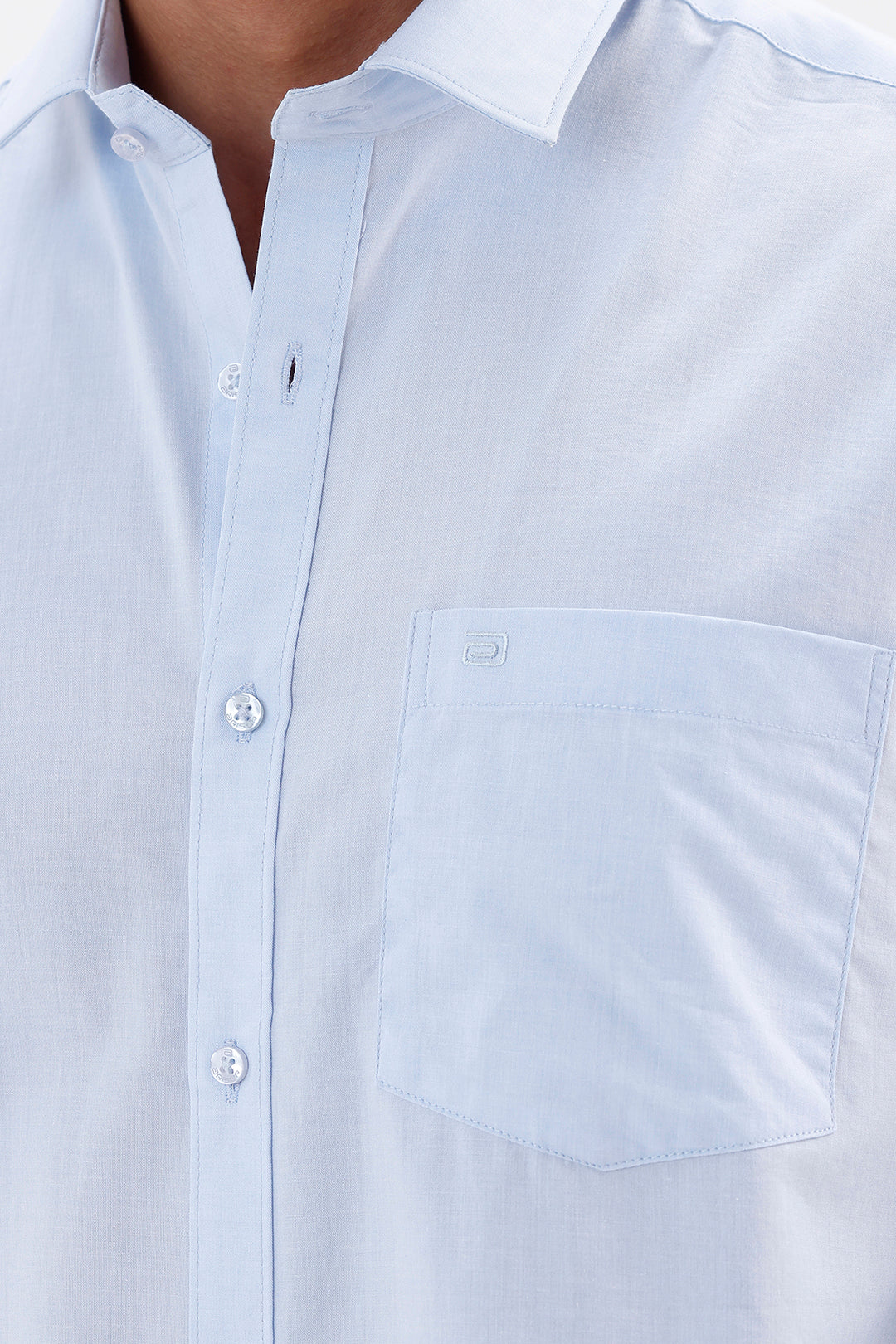 Pale Blue Formal Shirt for Men by Azure