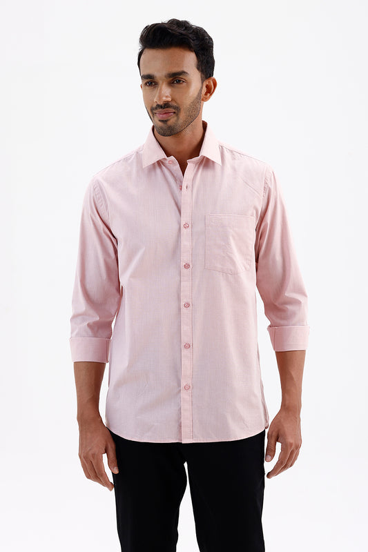 Men's Soft Pink Azure Formal Shirt