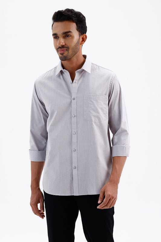 Men's Steel Gray Azure Formal Shirt