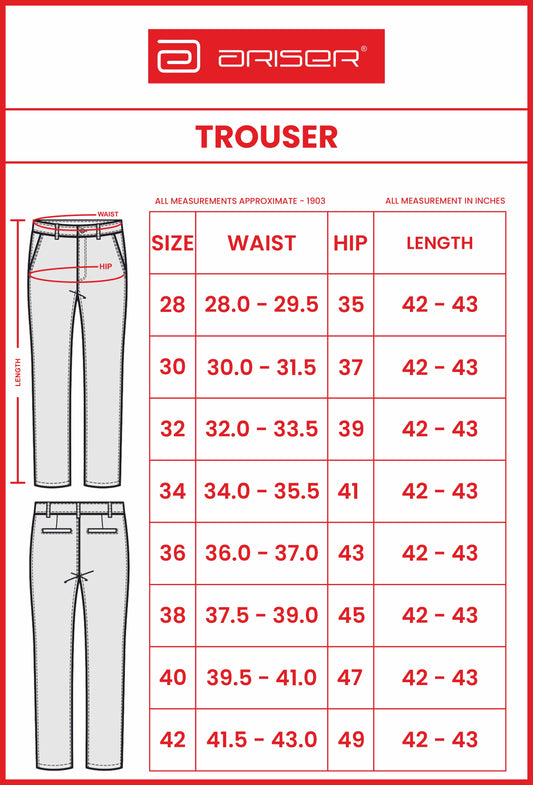 Monaco - Night Blue Trouser For Men | Ariser