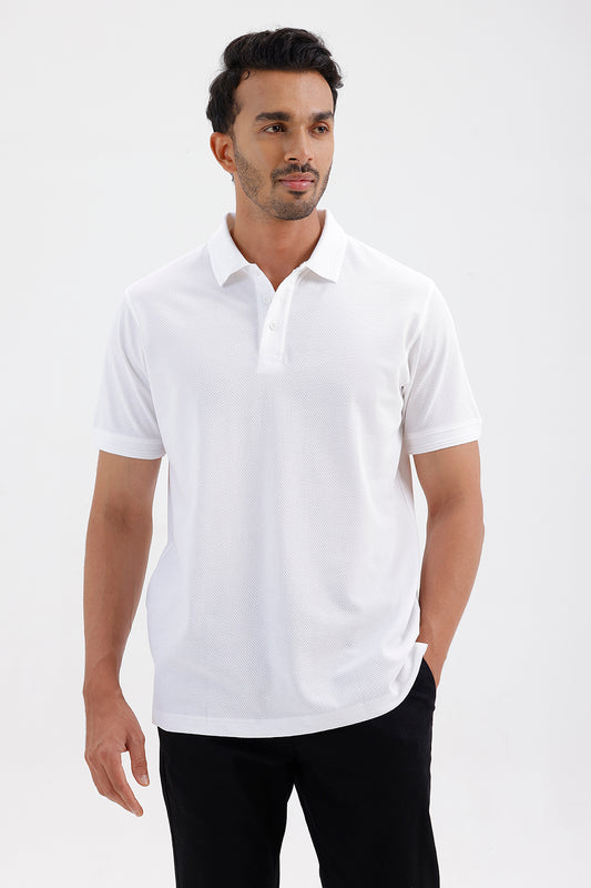 Men's Cloud White Canton Polo T-Shirt