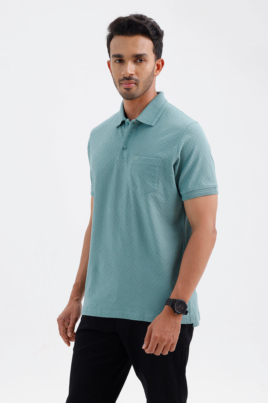 Frosted Mint Polo T-Shirt for Men by Clark Polo