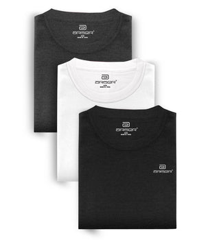 ARISER Cotton Rich Blend Round Neck Solid T-Shirt Combo-54 ( Pack Of 3 )