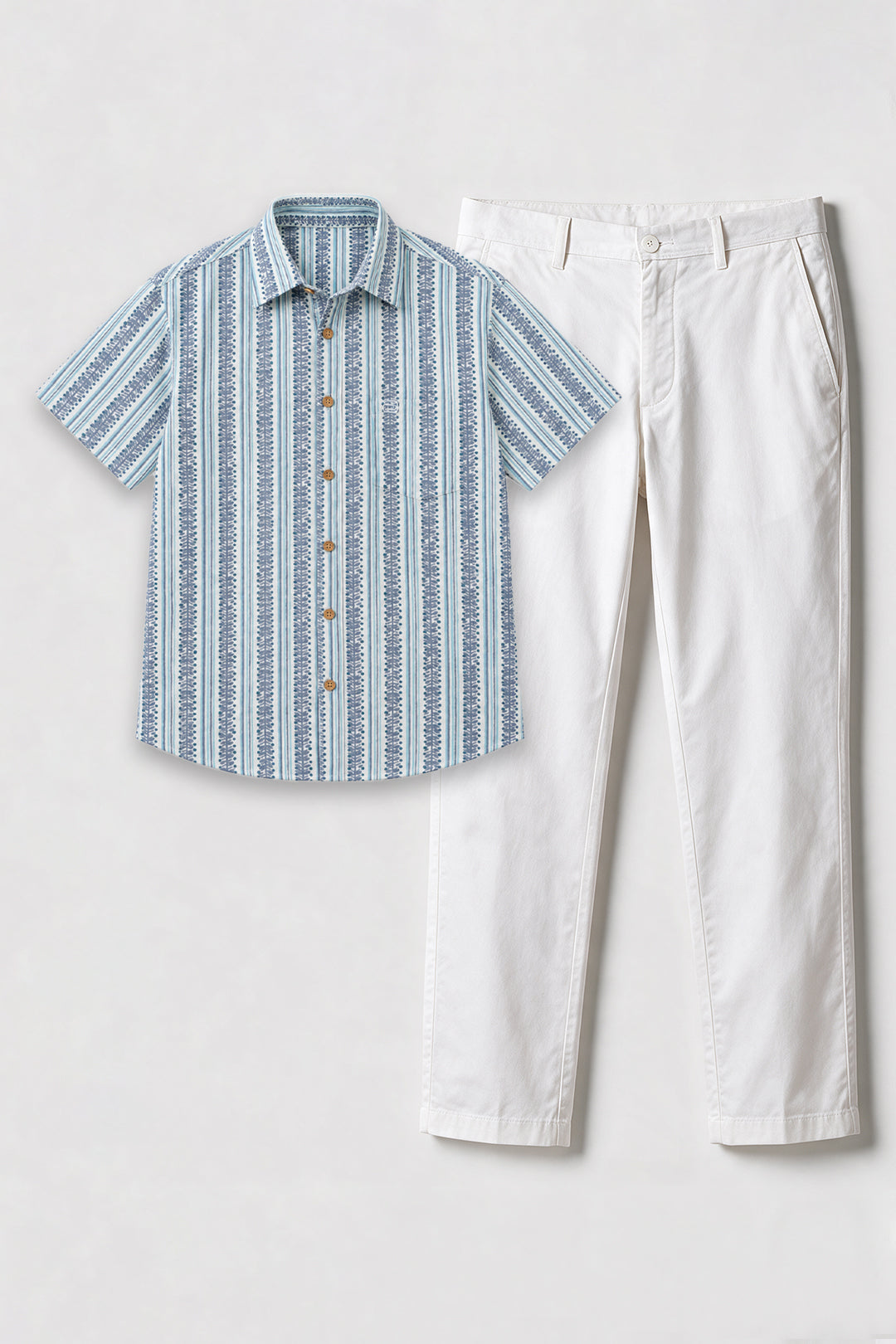 paired with white trousers combos