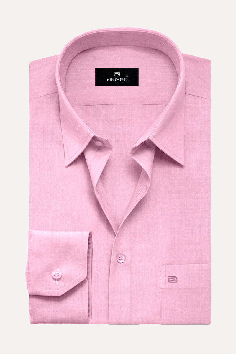Pink Mens Formal Shirts