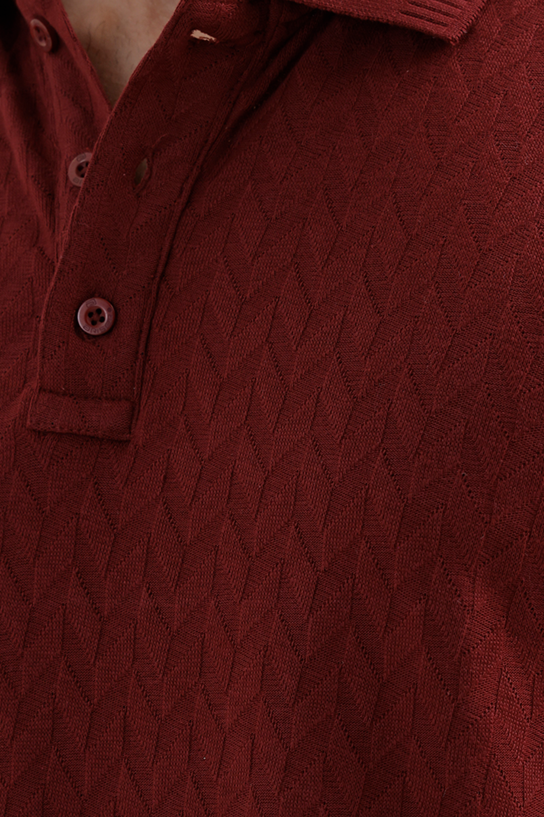 Royal Maroon & Light Grey Polo T-Shirt Trouser