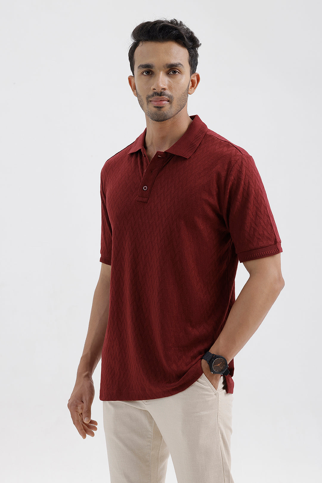 Royal Maroon Polo T-Shirt for Men by Fashion Polo