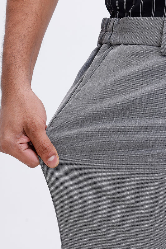 Ariser deep gray slim fit formal trousers men