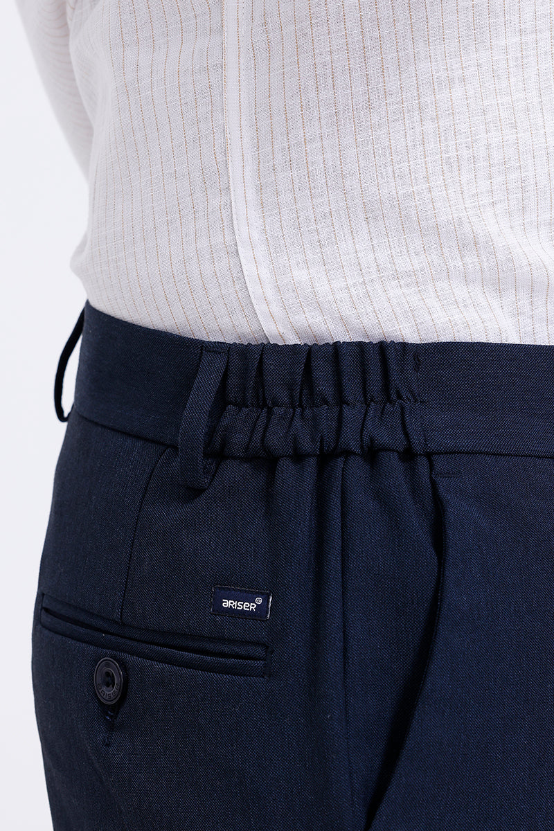 Twilight blue breathable stretchable pants for men