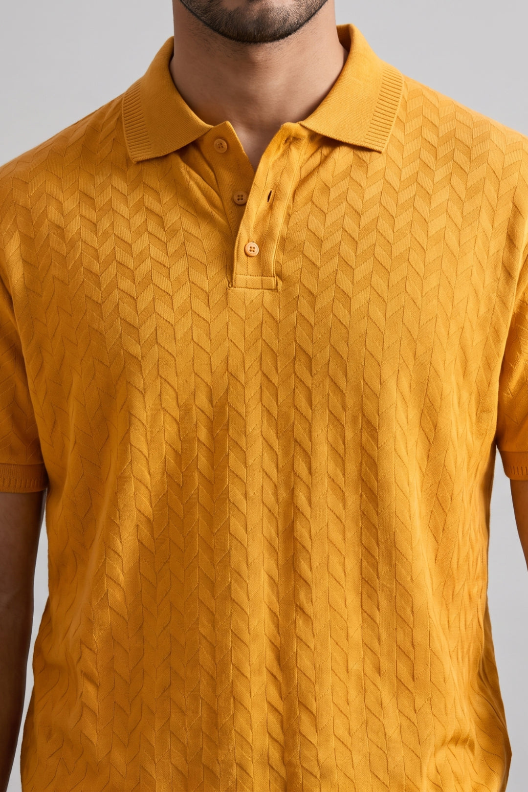Ariser Vintage Mustard Polo T-shirt