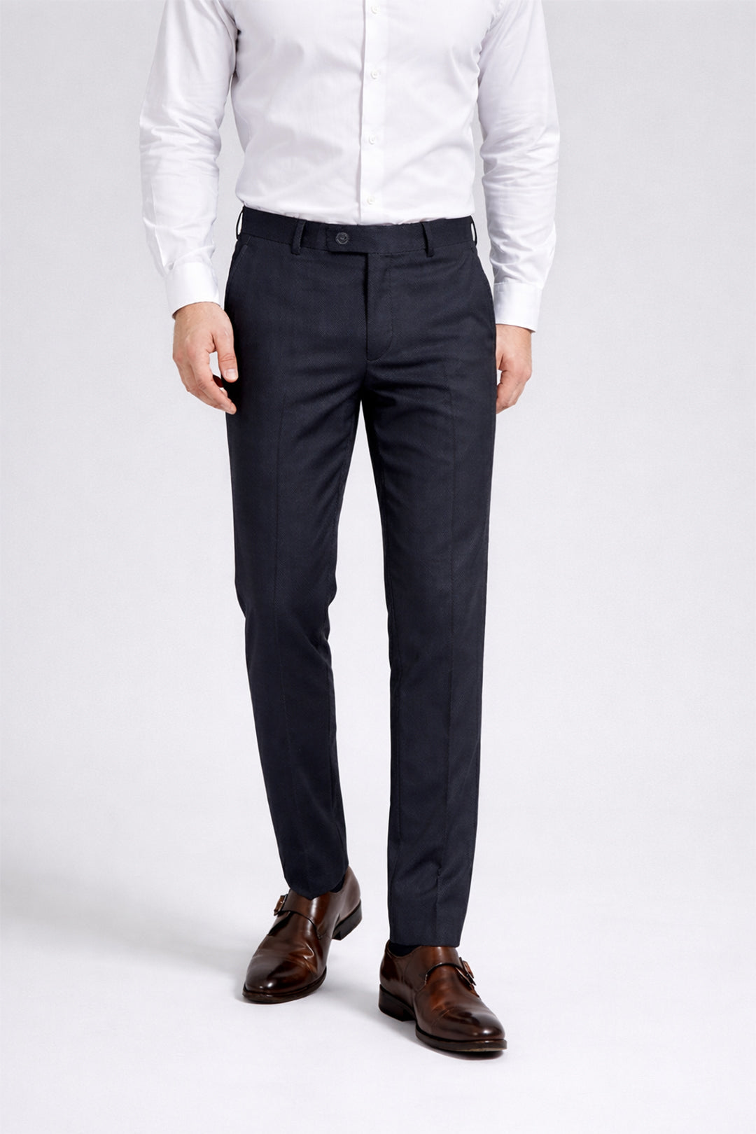  stylish navy blue trousers
