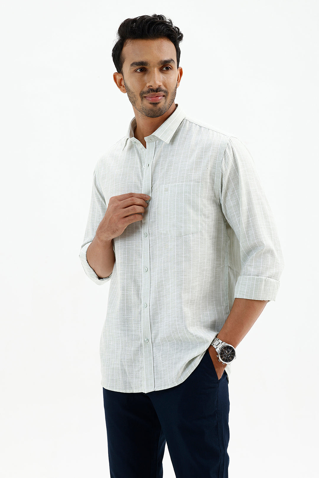 Ice Mint Casual Shirt for Men by Jeta