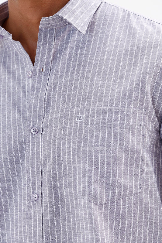 Misty Purple Casual Shirt for Men by Jeta