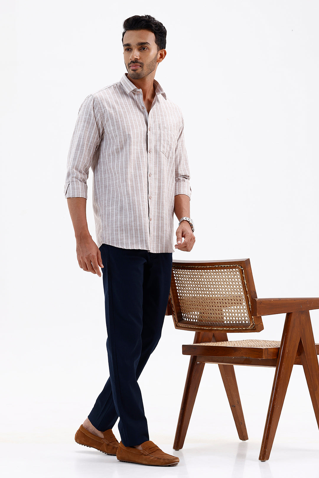 Premium Driftwood Casual Shirt for Men