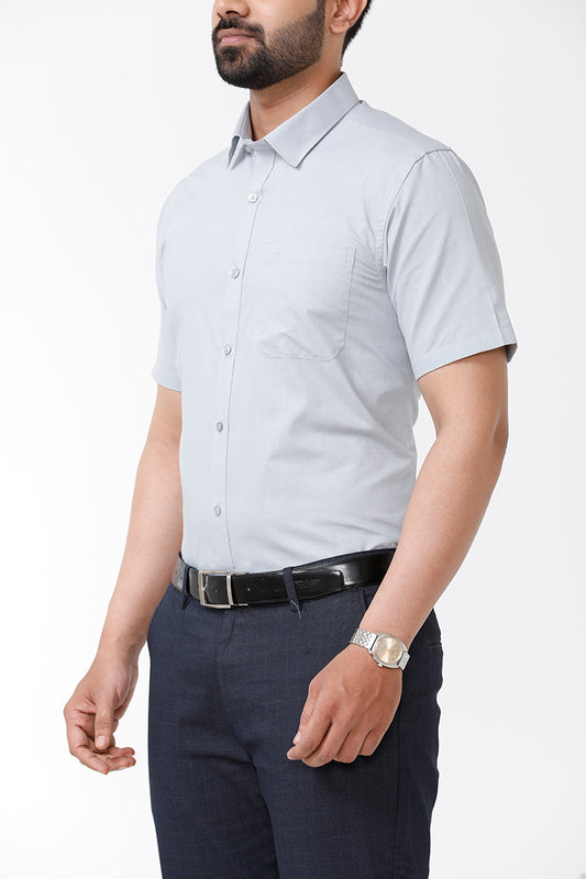 Zurich - Gray Formal Shirts for Men | Ariser