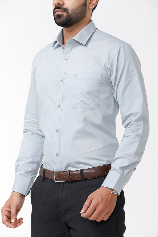 Zurich - Gray Formal Shirts for Men | Ariser