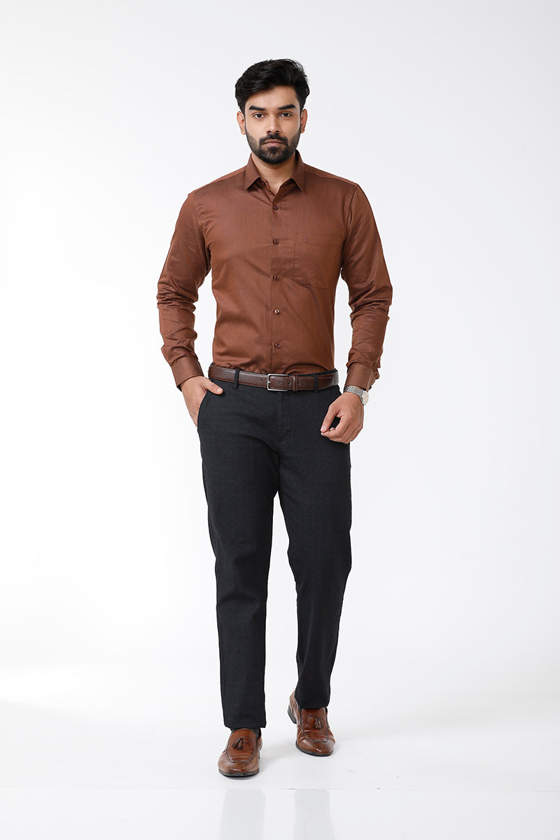 Brown Formal Shirts