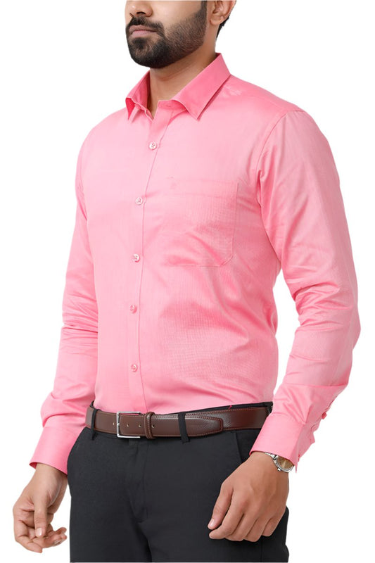 Luxor - Dark Pink  Formal Shirts for Men | Ariser