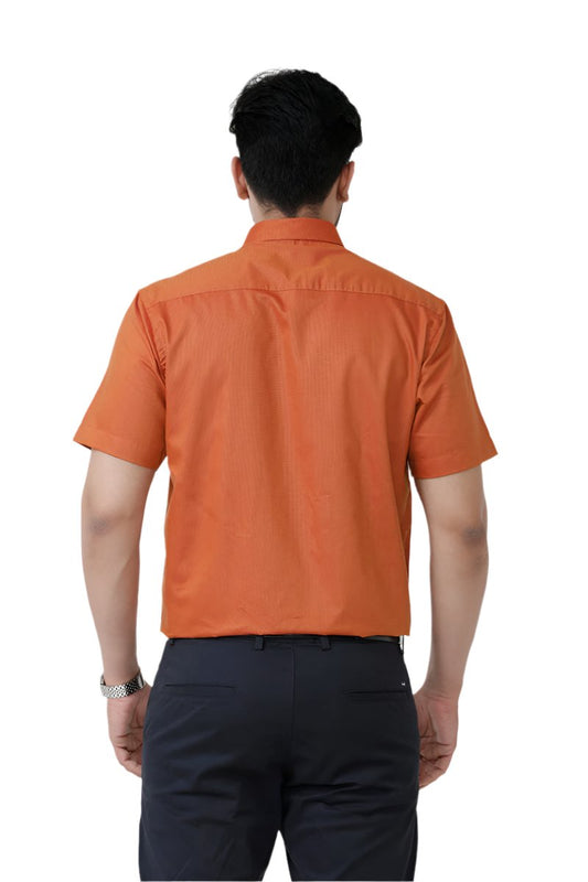 Luxor - Orange Formal Shirts for Men | Ariser