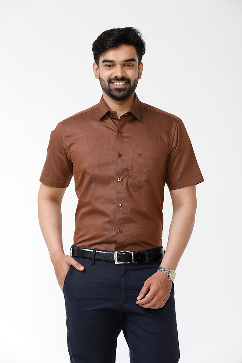 Brown Formal Shirts for Men