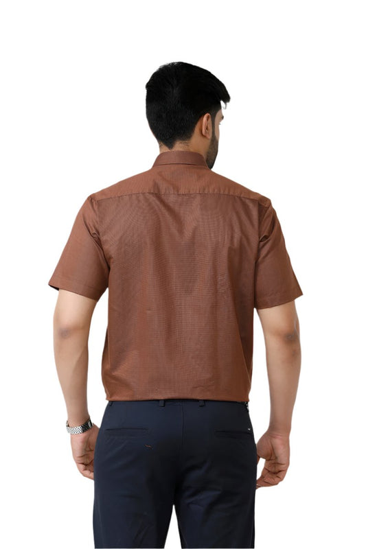 Luxor - Brown Formal Shirts for Men | Ariser